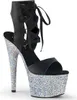 ADORE-700-14LG Damen Sandale von Pleaser, Schwarz EU 41, US Produktbild-Vorschau 1