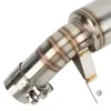 Střední výfuková trubka z nerezové oceli pro motocykl, Náhled obrázku produktu 4