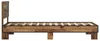 vidaXL Bedframe met hoofdeinde, gerecycled hout, 80 x 200 Productafbeelding-voorbeeld 5