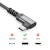 deleyCON 1,5m USB-C Kabel 2x 90° USB-A auf USB-C Ladekabel Produktbild-Vorschau 4