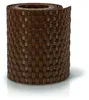 PE-Rattan Sichtschutzstreifen 255 cm x 19 cm braun Produktbild-Vorschau 2