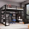 Flieks Etagenbett 140x200cm mit Schreibtisch und Regal, Produktbild-Vorschau 3