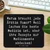Mr. & Mrs. Panda Mouse Pad Spruch Humorvolle Ärztin - Produktbild-Vorschau 2