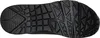 The sole of a black shoe is shown from a top-down view. Voir les images du produit