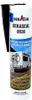 A sealant cartridge with a nozzle attached, shown against a white background. The cartridge features branding and an image of a recreational vehicle with bicycles on a rack. Produktbild-Vorschau