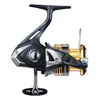 A studio shot of a fishing reel against a white background. Produktbild-Vorschau