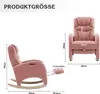 okwish Sedia a dondolo, Poltrona, Letto imbottito con Anteprima dell’immagine prodotto 12