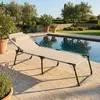 Aluminium faltbare Garten Strand Sonnenliege Mauritius - Produktbild-Vorschau 2