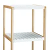 Relaxdays Regal mit 4 Fächern, HxBxT: 110x33x34cm, Badregal Produktbild-Vorschau 6