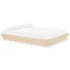vidaXL Letto in legno massiccio 150x200 cm Anteprima dell’immagine prodotto 1