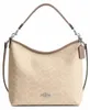 Borsa a tracolla Coach Laurel, color beige Anteprima dell’immagine prodotto 1