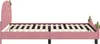 Estructura de cuna para bebé, color rosa, con cabecero, 90 Vista previa de la imagen del producto 6