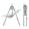A baby swing shown in two different positions: unfolded and folded. Produktbild-Vorschau