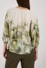 monari Bluse 620 olive gemust 46 Produktbild-Vorschau 4