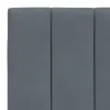 Rám postele bez matraca Hanko tmavosivá 90x200 cm zamat Náhľad obrázku produktu 9