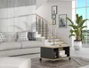 Tavolino >TRONDHEIM< in rovere Artisan / rovere nero  Anteprima dell’immagine prodotto 1