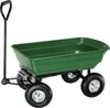 Chariot de jardin 300 kg avec benne basculante - vert Voir les images du produit 1
