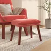 vidaXL Podnožka růžová 45x29,5x35 cm Velvet Náhled obrázku produktu 2