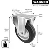 Wagner design yourself Transportgeraete-Bockrolle RO 8124 Produktbild-Vorschau 2