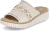 Rieker Damen Pantolette Sandale beige 38 Produktbild-Vorschau 9