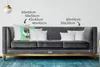MuchoWow® Zierkissen Sofakissen Wohnzimmer Dekokissen 50x50 Produktbild-Vorschau 3