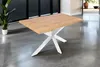 Esstisch 120x80 cm Baumkante Holz Wildeiche-Optik Produktbild-Vorschau 1
