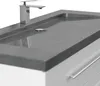Badmöbel Granit G654 YAMO 130 cm 1 Hahnloch SoftClose in Produktbild-Vorschau 5