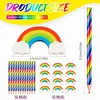 24 Stück Regenbogen Buntstifte Set 12 Regenbogenstift mit Produktbild-Vorschau 2