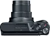 Top view of a black Canon PowerShot SX740 HS camera. Produktbild-Vorschau