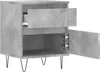 vidaXL Nachttische 2 Stk. Betongrau 40x35x50 cm Produktbild-Vorschau 5