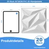 20 Stück 3D Deckenpaneele & Wandpaneele Weiß | Produktbild-Vorschau 5