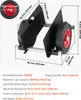 A diagram of a heavy-duty trolley with dimensions and specifications. Podgląd zdjęcia produktu