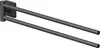 Handtuchstange Lenz Kova schwenkbar schwarz 4805351 Produktbild-Vorschau 1