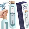 AquaFloow MotivateGlass fľaša na pitie 1 l – sklenená fľaša Náhľad obrázku produktu 1