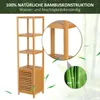 HOMCOM Badschrank Badezimmerschrank mit 3 offenen Fächern Produktbild-Vorschau 5