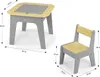 Tavolo e sedia per bambini Milly Mally Olaf Blocks Grigio Anteprima dell’immagine prodotto 10