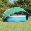 An inflatable pool with a dome cover in a backyard setting. Anteprima dell’immagine prodotto