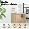 vidaXL Comodino rovere Sonoma 50 x 34,5 x 50 cm Materiale a Anteprima dell’immagine prodotto 4