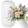 Elegante vaso bianco di grandi dimensioni in stile nordico, Anteprima dell’immagine prodotto 2
