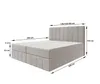Bett REGI Topper VISCO Boxspringbett mit Bettkästen - Produktbild-Vorschau 3
