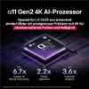 A marketing image showcasing the LG a11 Gen2 4K AI processor with performance metrics. Anteprima dell’immagine prodotto