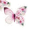 20 Servietten Butterfly Flowers - Märchenhafter Produktbild-Vorschau 1