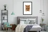 MuchoWow® Gerahmtes Poster Leopard - Kopf - Weiß 60x90 cm - Produktbild-Vorschau 7