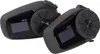 Two dark gray motorcycle communication devices are shown against a white background. Produktbild-Vorschau