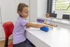 Tullo Rullo sensoriale blu per massaggio 15 cm Anteprima dell’immagine prodotto 3