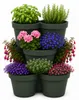 Benza – Stapelbare plantenpotten set van 3 – Ø 44 x 20 cm – Productafbeelding-voorbeeld 2