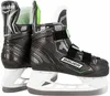 A pair of black and green Bauer hockey skates are shown from a side angle against a white background. Produktbild-Vorschau