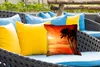 MuchoWow® Outdoor Kissen - Palme - Sonnenuntergang - Produktbild-Vorschau 4