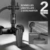 Homelody Duschsystem mit armatur, duscharmatur komplettset Produktbild-Vorschau 5