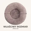 IvoQ Okrągłe legowisko dla psa Ø 60 cm – Fluffy Donut z Podgląd zdjęcia produktu 3